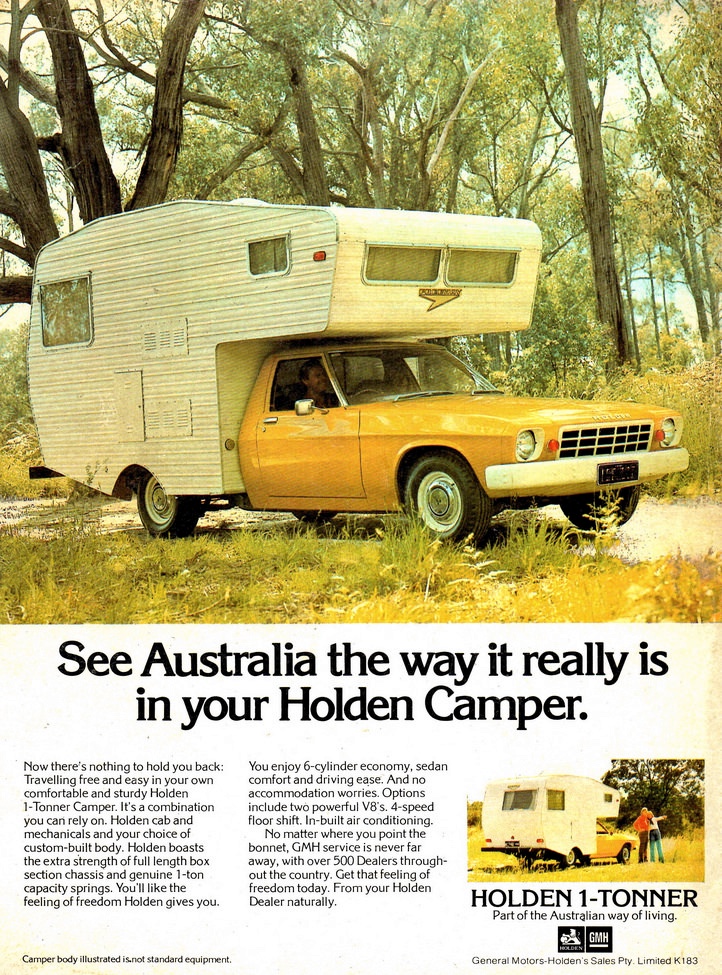 1975 Holden HJ One-Tonner Camper